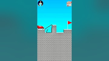 Draw Bridge Game 🚗😳 - Android Gameplay  #shorts