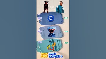 Guess The Mixed Color of Squid Game & Poppy Playtime 4 #squidgame2 #colormixing #satisfying #asmr