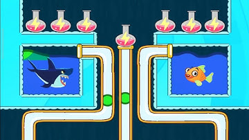Save the fish Fishdom / Fish rescue game / ios android gameplay Walkthrough levels 641-650 Part #31