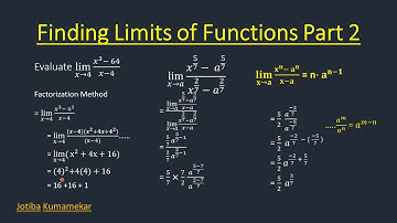 Finding Limits of Functions Part 2 / Solving Limits Part 2