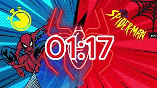 3 Minute Countdown Timer - Spiderman 🕷️
