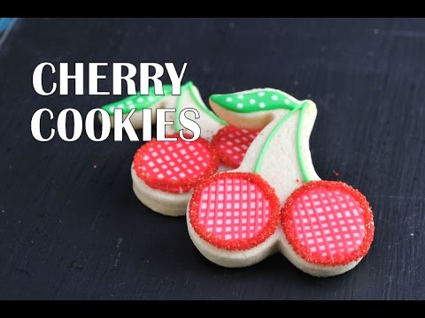 CHERRY GINGHAM COOKIES, HANIELA'S
