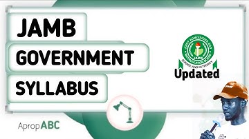 JAMB Government Syllabus 2026 (Latest) | Area of Concentration & Textbooks Included