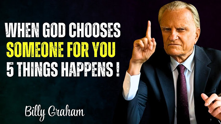 5 Signs God Picked Someone Special Just for You! | Powerful Speech | Billy Graham