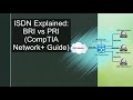 ISDN Explained (BRI vs. PRI) | CompTIA Network+ Audio Guide