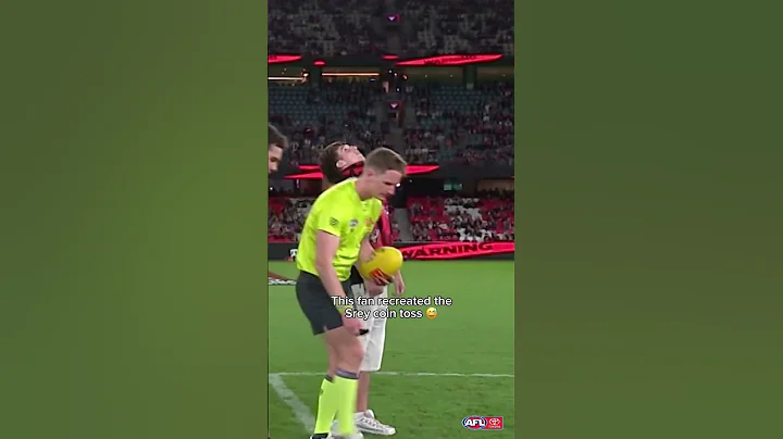 Rumour has it that the coin hasn't dropped to this day... #afl #cointoss