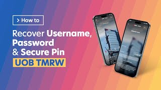 How To - Recover Username, Password, and Secure PIN