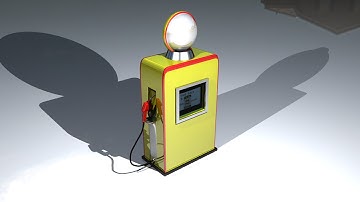 Maya tutorial : How to model a Gas pump part 1 of 2
