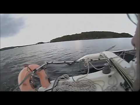 Purjehduskilpailu/Sailing/Yacht Race Trimaran Farrier F-31 15.6.2016 2/Q (HeadCam)