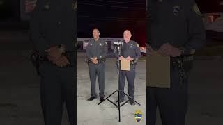 Officer-Involved-Shooting: May 4, 2026
Officer-Involved-Shooting: May 4, 2026
Jacksonville Sheriff’s Office Sheriff T.K. Waters and Undersheriff Shawn Coarsey shared details about an officer-involved-shooting. This happened on Rigel Road around 11:30 p.m. on Monday, May 4, 2026.
Around 11:30 p.m. Monday night, District 2 patrol officers responded to an armed criminal mischief call. The suspect, a Black male in his 30s, had kicked in the doors of four occupied residences. He was carrying a handgun.
The suspect made contact with several residents, made concerning statements, then exited the homes.
When officers arrived and were speaking with victims, the suspect approached officers and pointed the handgun at them. They ordered the man to drop the gun, he did not and that is when the officers shot at the man, killing him.
The suspect has been identified, but we are awaiting next of kin notification. He is a convicted felon in both Florida and Texas.
The officers who fired the shots are Officer R. Vazquez, Officer G. Comayagua, Officer J. Pallint, and Officer A. Schmidt.
No officers were injured in the incident.
This is the 8th officer-involved-shooting this year for the Jacksonville Sheriff’s Office. The State Attorney’s Office is on scene, completing its investigation. Once its investigation is complete, the Jacksonville Sheriff’s Office will conduct its own investigation. Officer-Involved-Shooting: May 4, 2026