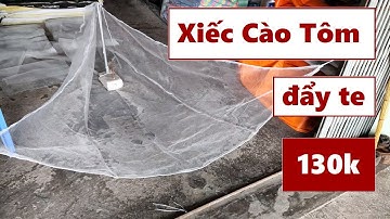 130k / 1 tấm (Miễn Ship) Lưới Đẩy Te - Xiếc Cào Tôm - Đẩy Xiên , Cào Ốc , Hến ..