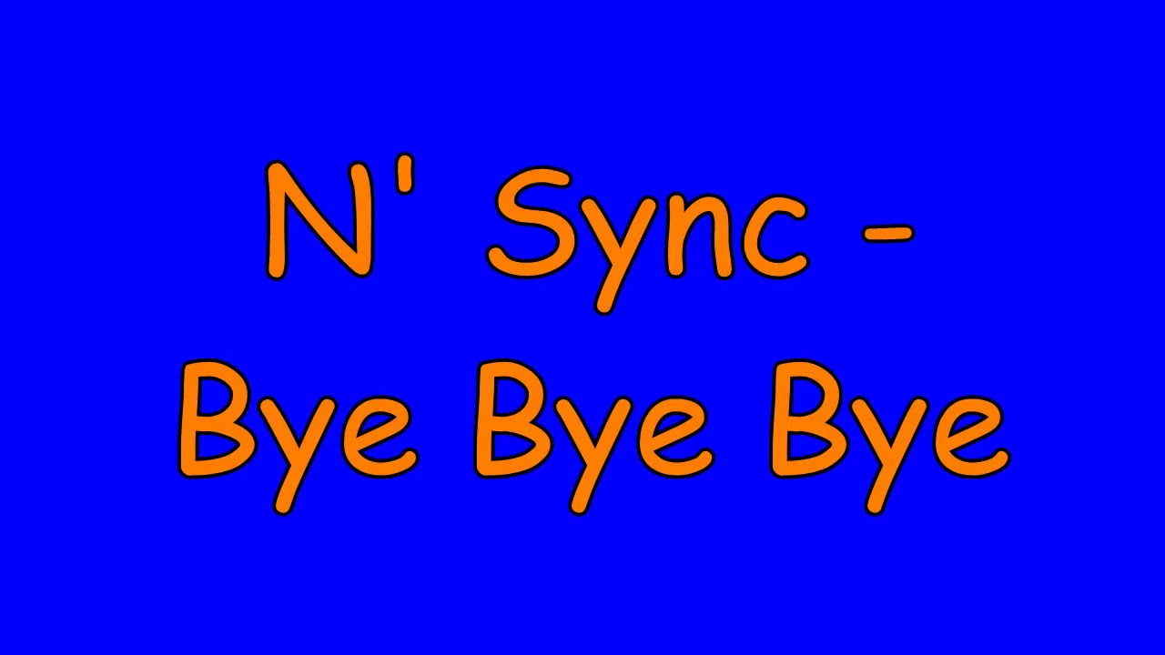YOUNOTUS, Michael Schulte - Bye Bye Bye. Bye Bye Bye Lyrics. Bye Bye Israel. Pukan Bye Bye. Bye bye song super