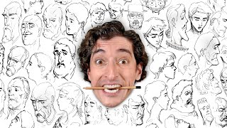 I Drew 500 Portraits In 1 Day