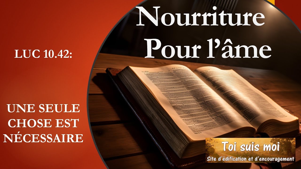 Une seule chose est nécessaire - YouTube