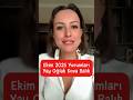 EKİM 2025 YAY OĞLAK KOVA BALIK BURÇ YORUMLARI