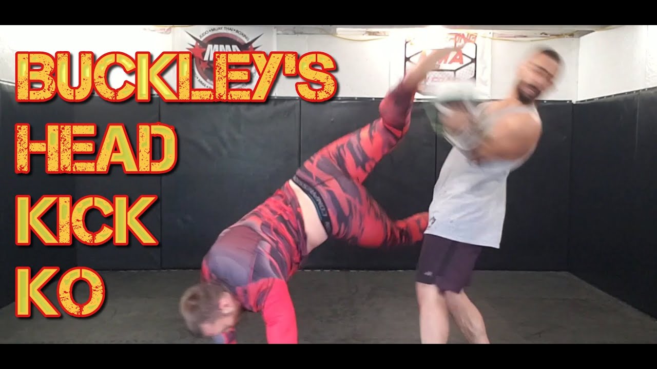 Break down of Buckley's big ufc knockout kick YouTube