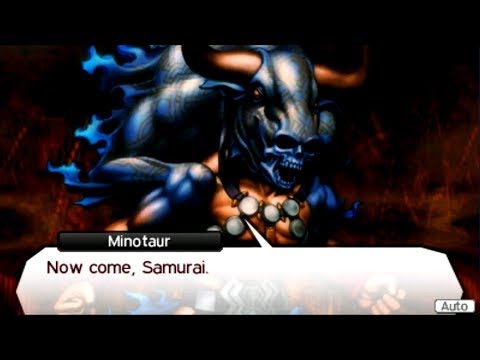 Shin Megami Tensei 4 Boss Minotaur Master Youtube