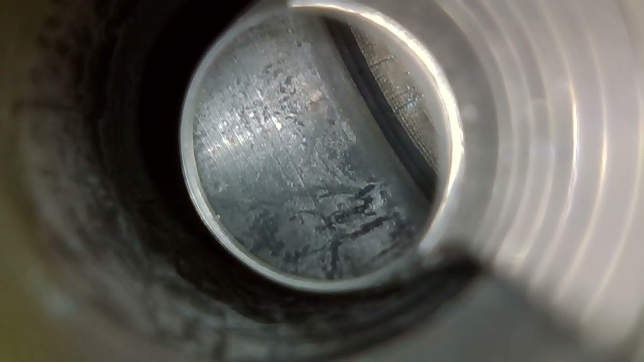 260 Rem Barrel Before Cleaning