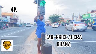 4K Car-Price Africa Accra Ghana Bicycle Business Circle Travel Vlog