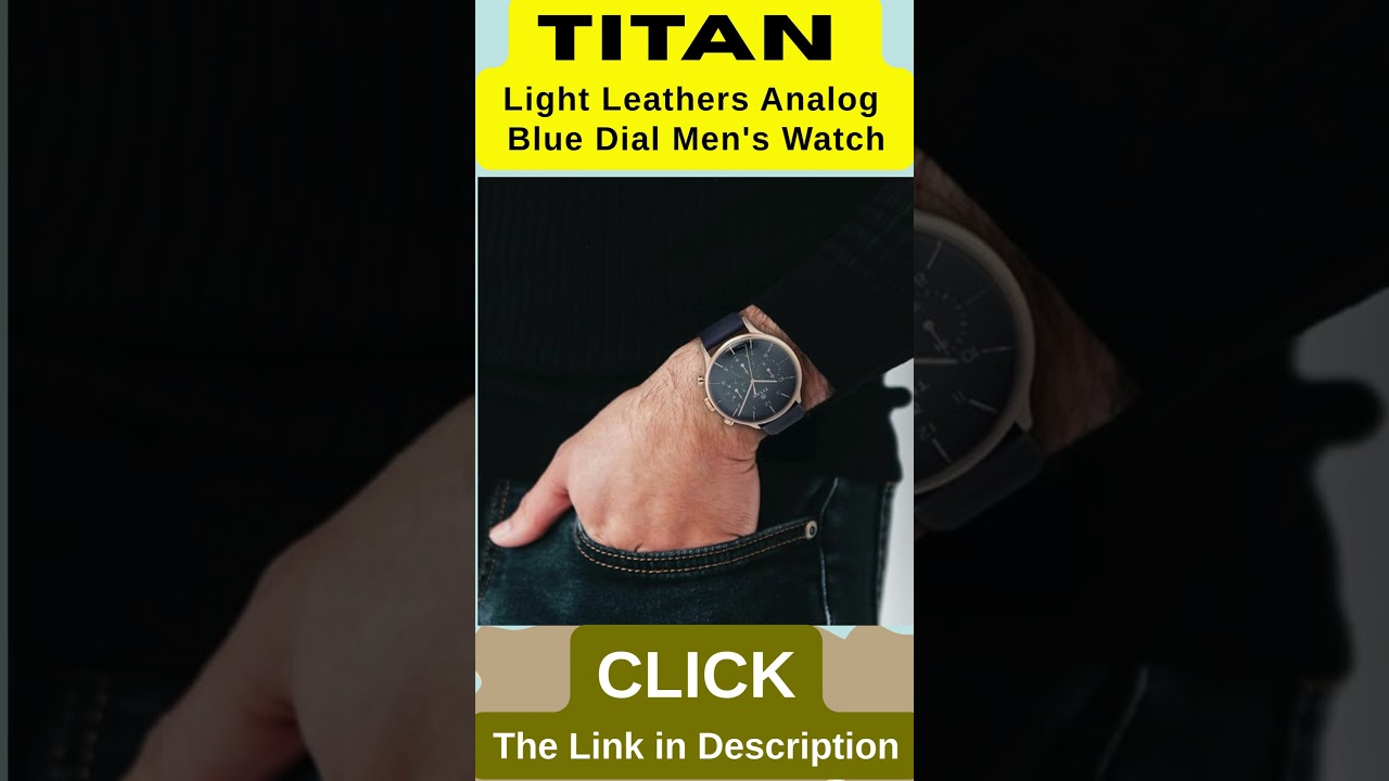 Titan Light Leathers Analog Blue Dial Men's Watch NM90102WL02/NN90102WL02/NP90102WL02