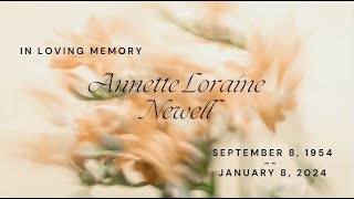 Annette Newell Memorial Slideshow