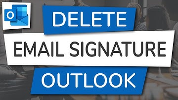 How to Delete an Email Signature from Outlook