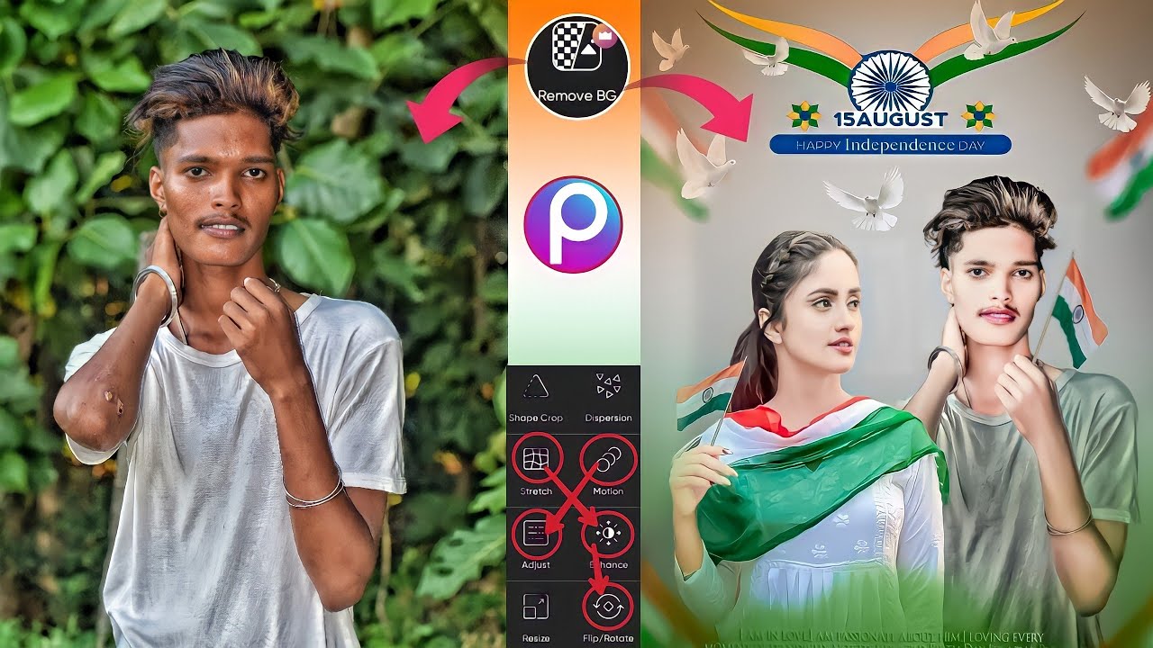 15 august photo editing 2022 | Independence day photo editing | 15 august photo editing PicsArt 2022