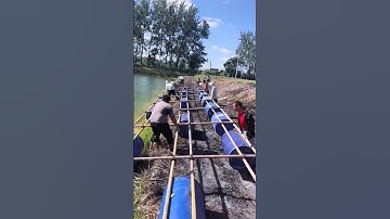 Basic process of building a floating bridge