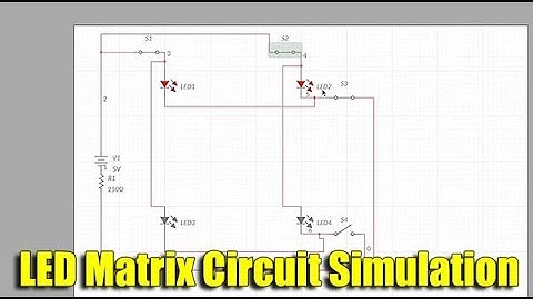 Designing a simple LED matrix