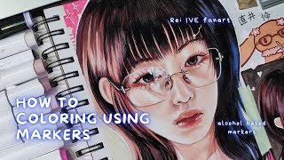 Easy way to coloring with markers smoothly  beginner friendly tutorial