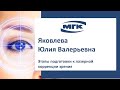 Яковлева Юлия Валерьевна: этапы подготовки к лазерной коррекции зрения