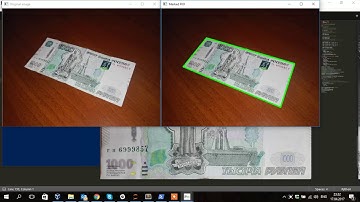 Python OpenCV. Find rectangular object and warp it to bird view perspective