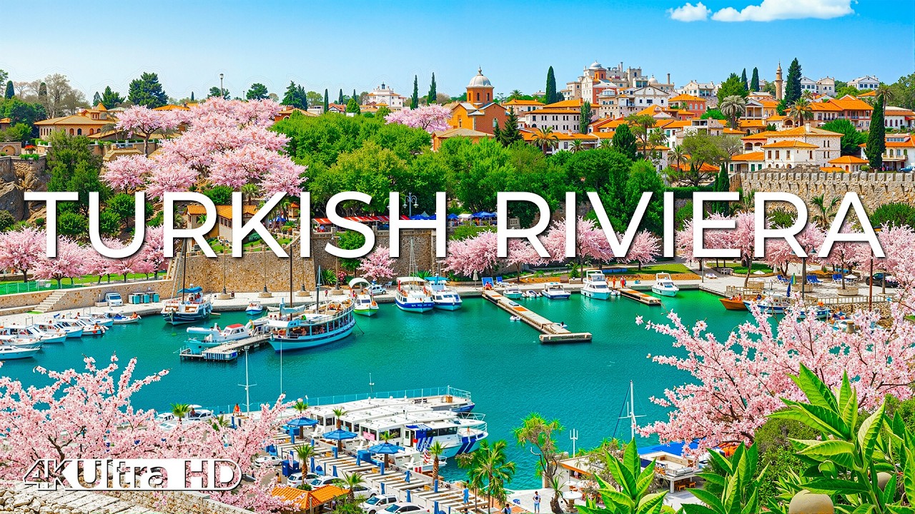 🌸 Spring in the Turkish Riviera 4K 🌸 | Turquoise Coastlines, Ancient Ruins & Mediterranean Serenity