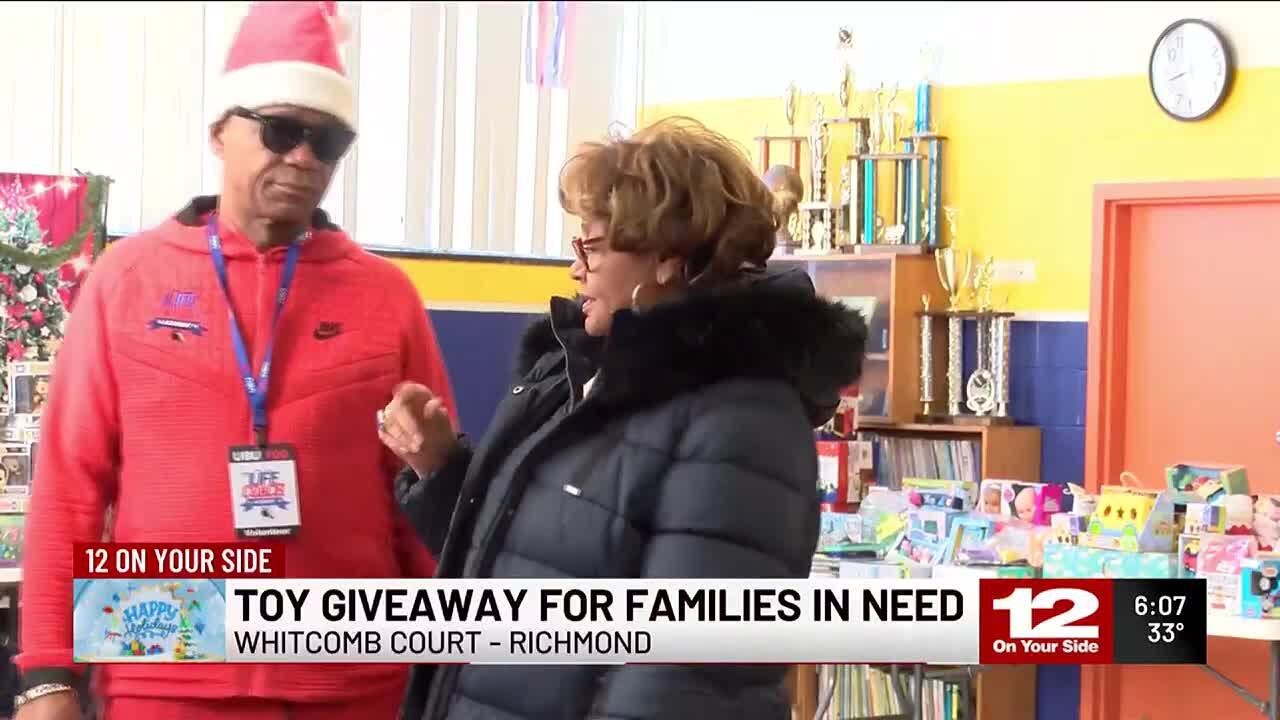 Community comes together for toy giveaway in Whitcomb Court YouTube Community comes together for toy giveaway in Whitcomb Court YouTube