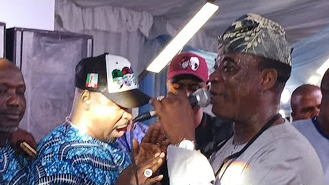 MC OLUOMO AND MUSTAPHA SEGO SCATTER THE DANCE FLOOR AS K1 DE ULTIMATE PERFORMS