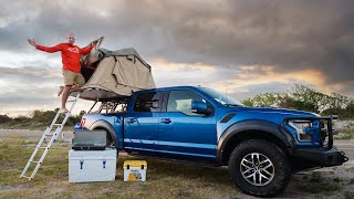 Truck Camping a Florida Beach!