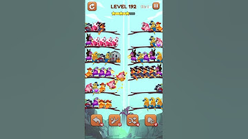 Bird Sort 2: Color Puzzle Level 192 #games #gaming #gameplay