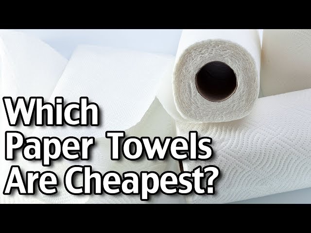 Cheap Paper Towels - Save Money On Cleaning! Living on a Dime