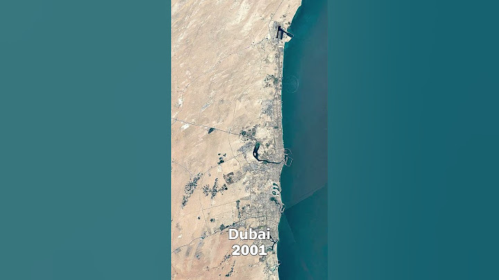 36 Years In 13 Seconds: Dubai UAE Timelapse