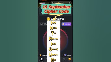15 September Hamster Kombat Daily Cipher Codes |Daily Cipher Hamster Kombat Today