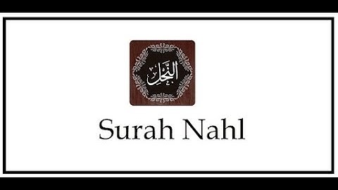 SURAH-AN-NAHL (سورة النحل)   With HD Arabic Text & Beautiful Voice | NAMOOS-E-QURAN |