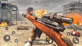 World War Sniper 3D Gun Games | Offline High Graphics Sniper Game screenshot 1