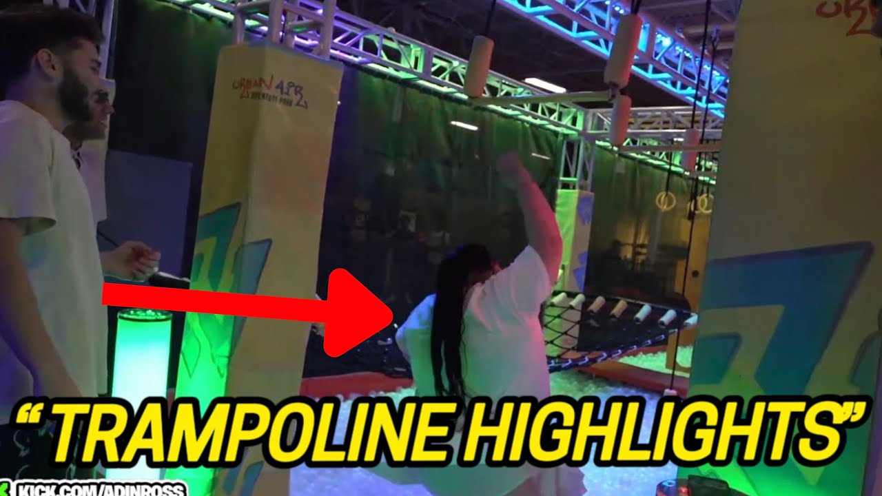 Adin Ross GOES To TRAMPOLINE PARK With Al Wheezy!!! - YouTube