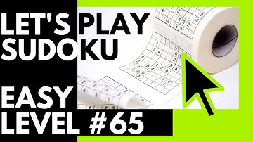 Sudoku Series Easy Level in 2021 | Math Tutor Edu | Sudoku #65