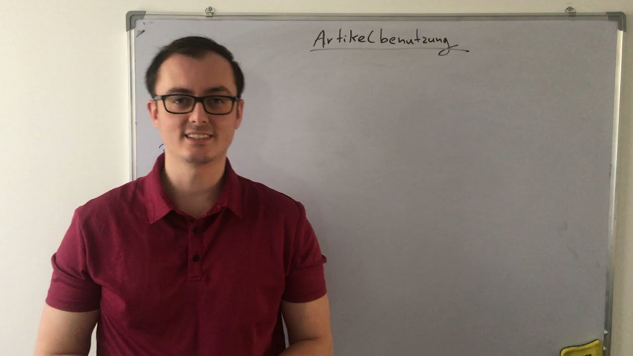 Artikelbenutzung - používání členů