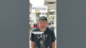 What is the recovery ❤️‍🩹 time for an autopsy? #recovery #autopsy #autopsytech #gdubya #outpatient