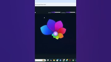 8-Petal Flow Animation🌸✨ | Hypnotic Canvas Art Made with Pure HTML5 + JS🌺 #coding #html5 #shorts