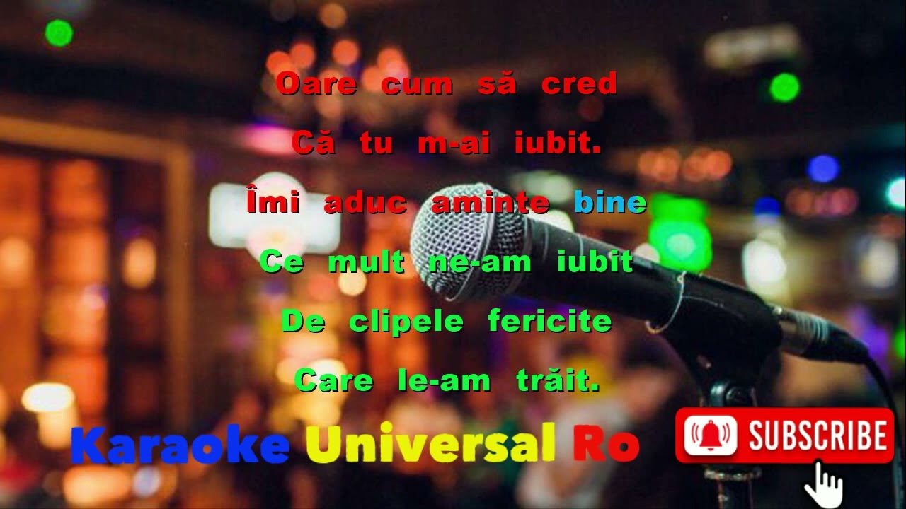 DAN CIOTOI & GENERIC   OARE, CUM SA CRED Karaoke Universal Ro