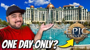Can You Do ALL Of Epic Universe In Just ONE DAY? Epic Universe One Day Guide!
