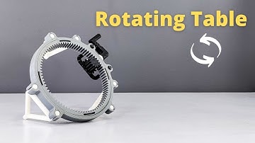 3D Printed Rotating Table Top Assembly - Turntable